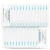 Opakowanie testów Sejoy SARS-CoV-2 &amp; Influenza A/B &amp; RSV Antigen Combo Test Kit – 25 indywidualnie zapakowanych saszetek z testami ułożonych w dwóch rzędach, białe opakowania z niebieskim logo i napisami.