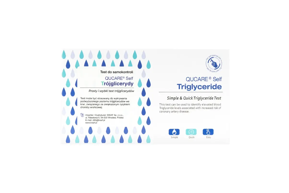 Opakowanie testu na trójglicerydy