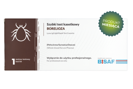 Pojedyncze opakowanie szybkiego testu diagnostycznego na boreliozę