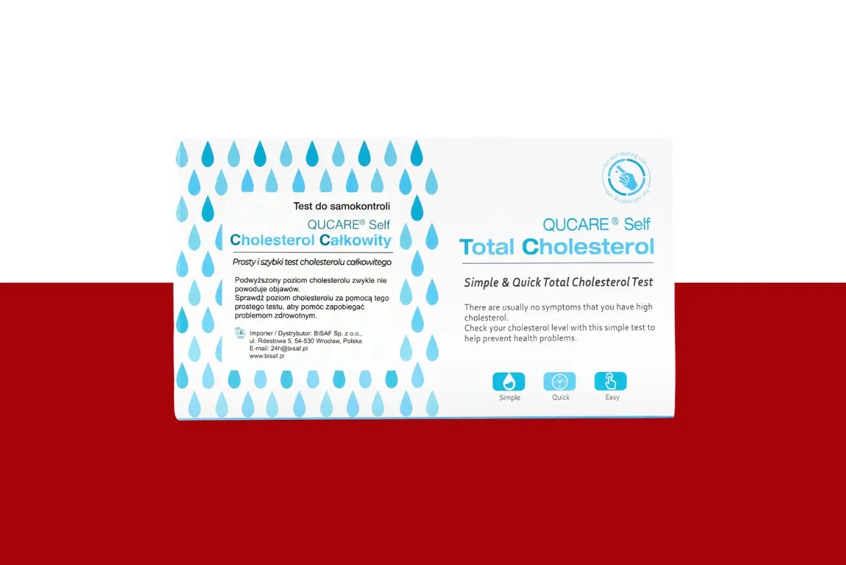 Opakowanie testu cholesterol